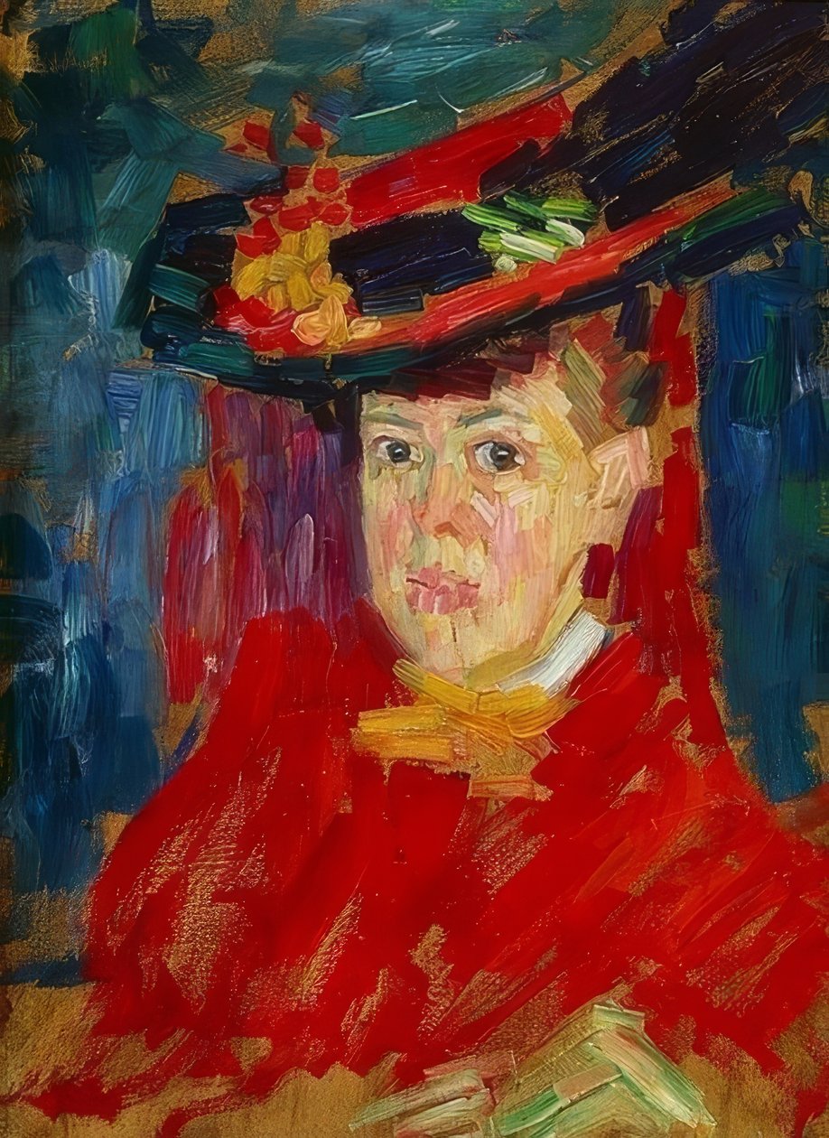 Portrét Marianne von Werefkin. Kolem roku 1906 od Alexej von Jawlensky