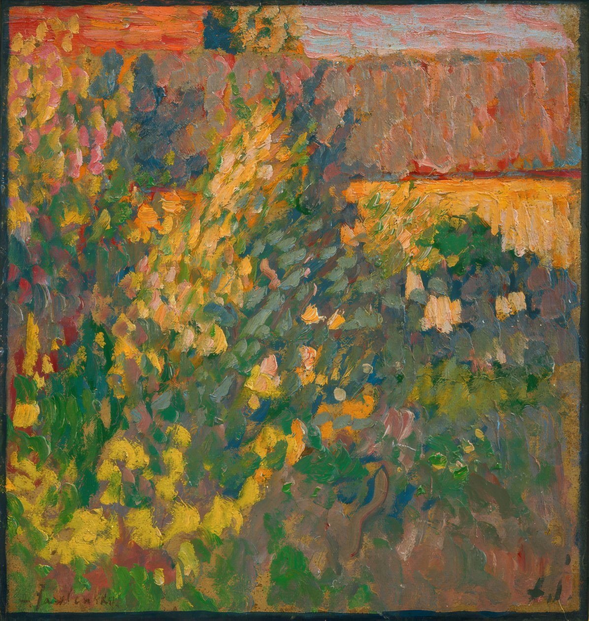 Kvetoucí zahrada od Alexej von Jawlensky