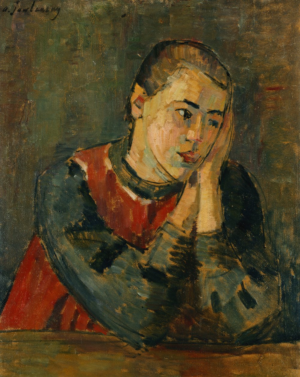 Dítě s oříznutou hlavou; Dítě s oříznutou hlavou, 1906 od Alexej von Jawlensky