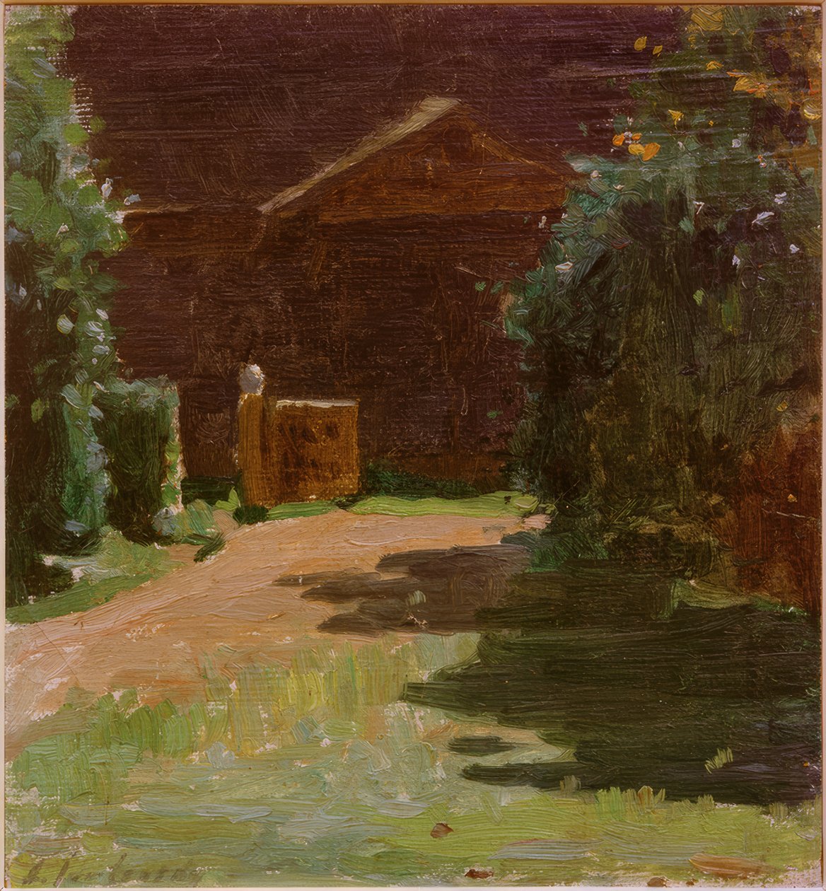 Vstup do hradu Ansbaki od Alexej von Jawlensky