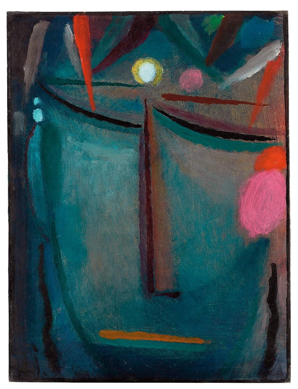 Tvář Krista, Trnová koruna, 1918 od Alexej von Jawlensky