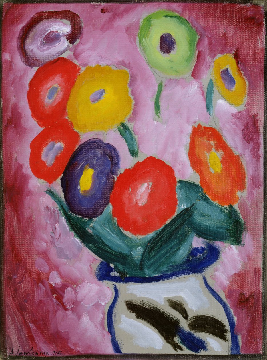 Květinové zátiší, 1915 od Alexej von Jawlensky