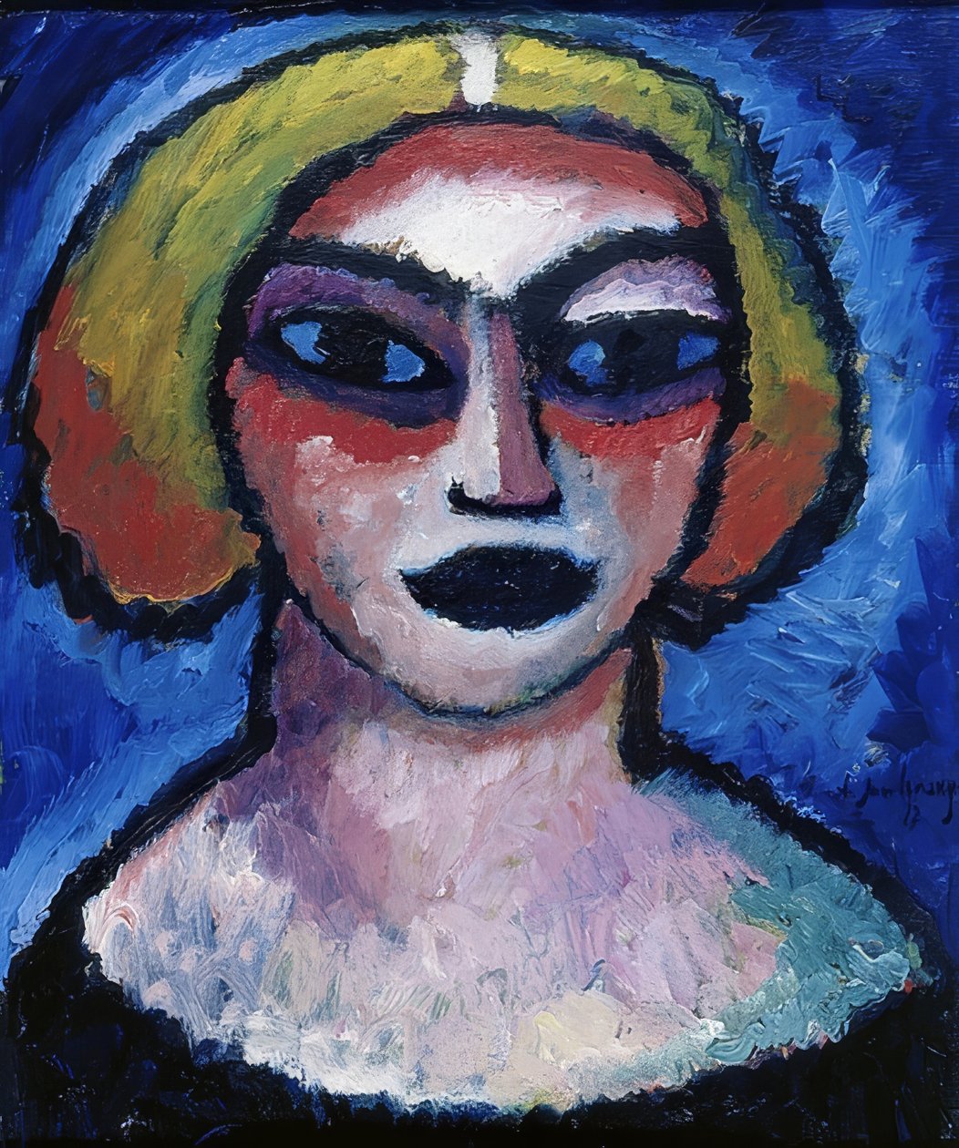 Ženská hlava. 1912 od Alexej von Jawlensky