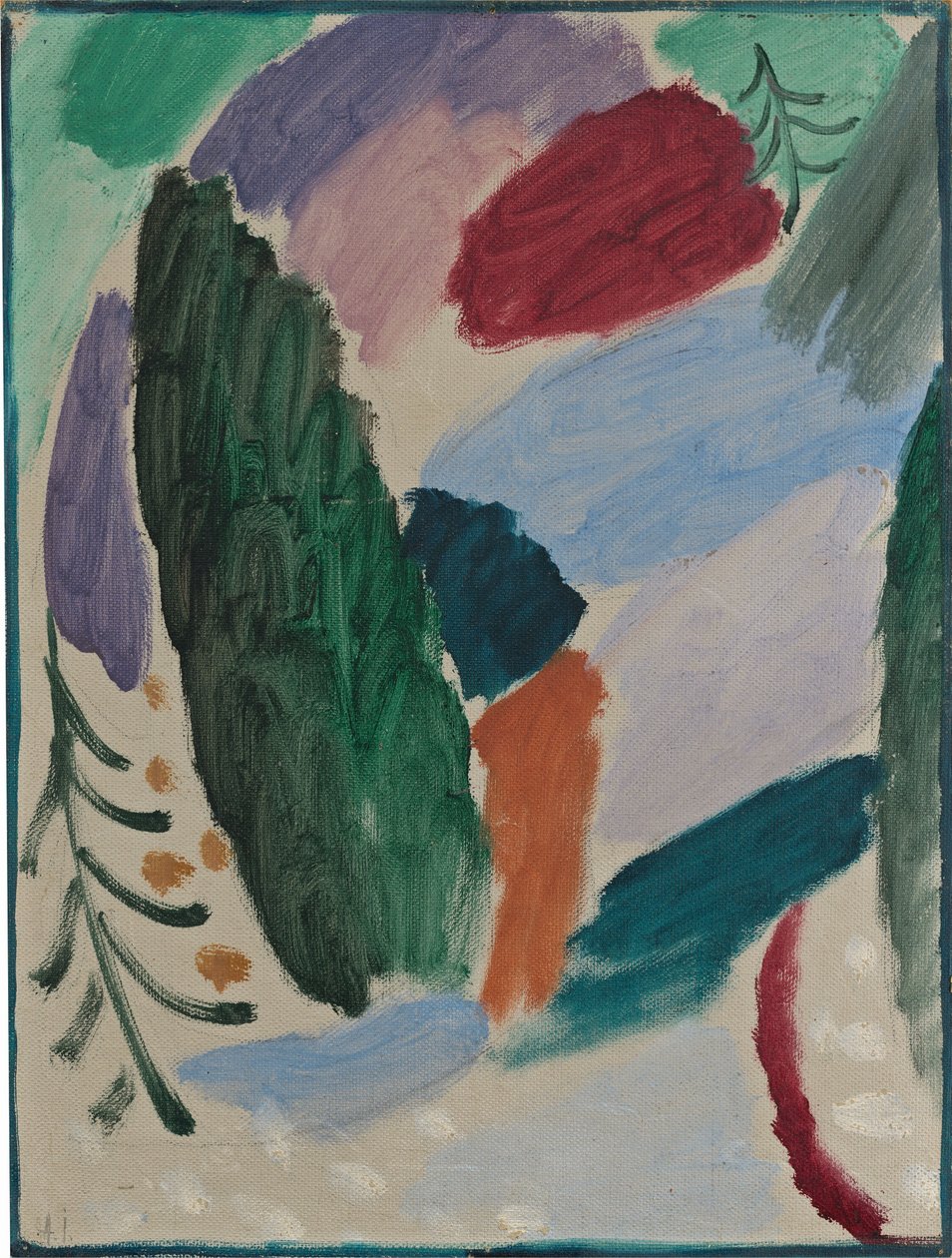 Mrazivý den od Alexej von Jawlensky