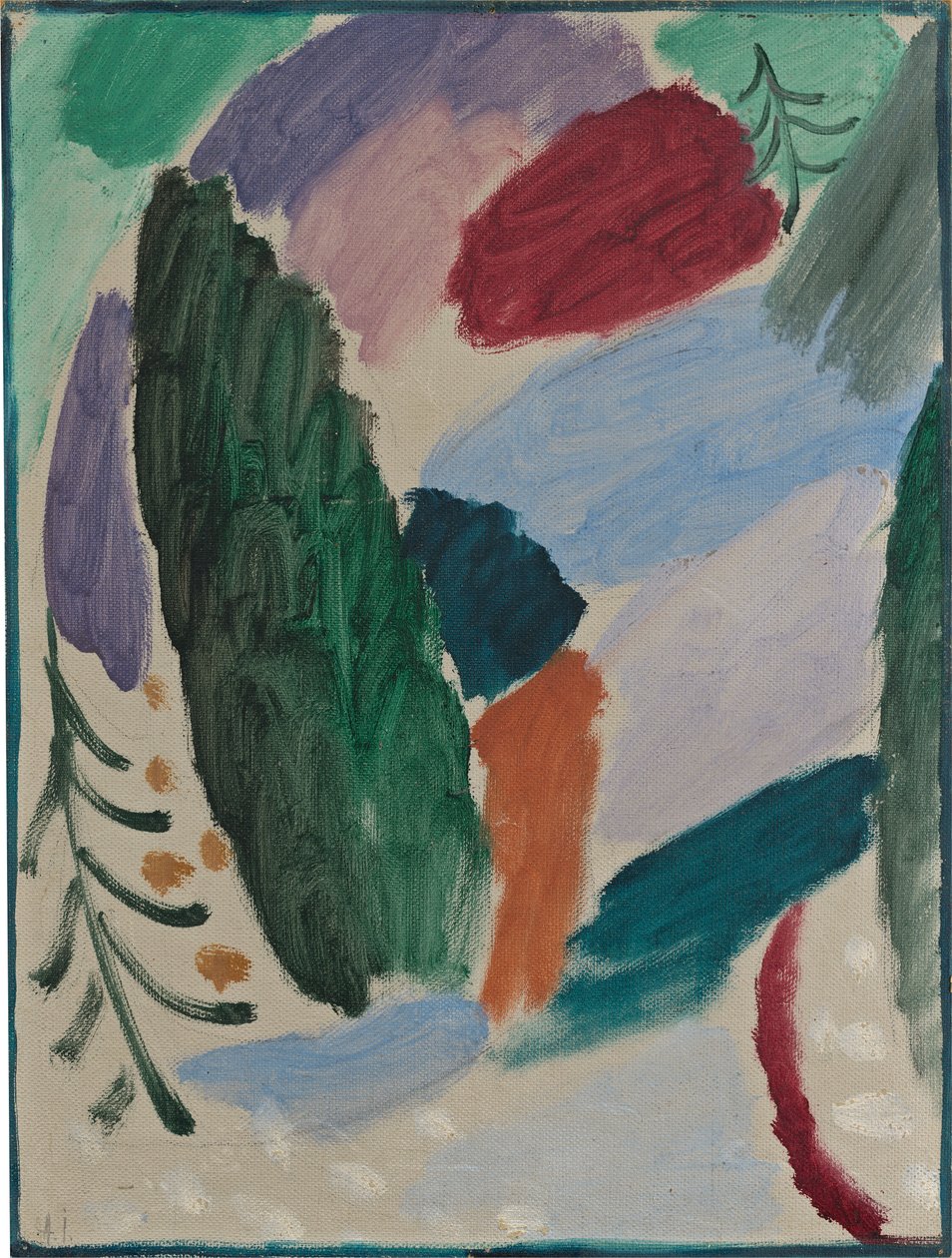 Mrazivý den, 1915 od Alexej von Jawlensky