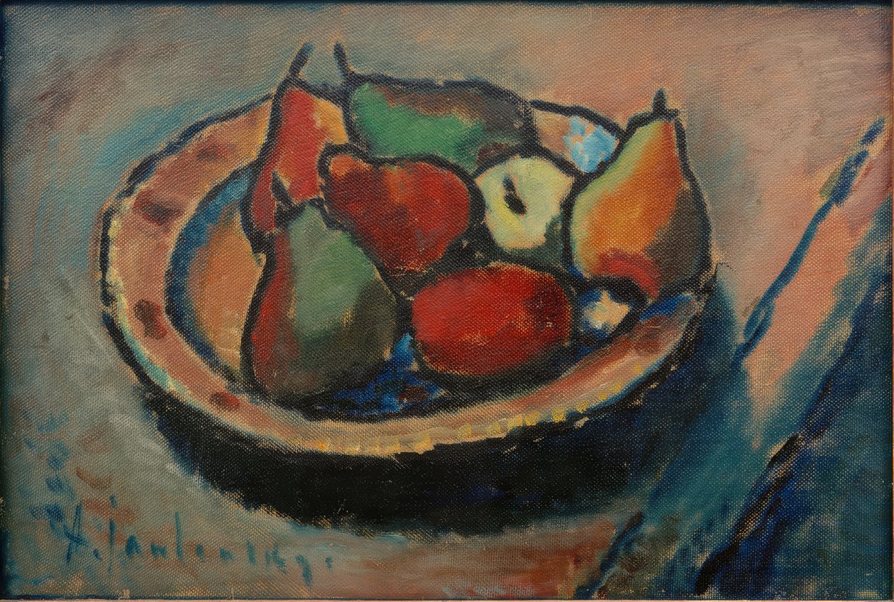 Zátiší s ovocem od Alexej von Jawlensky