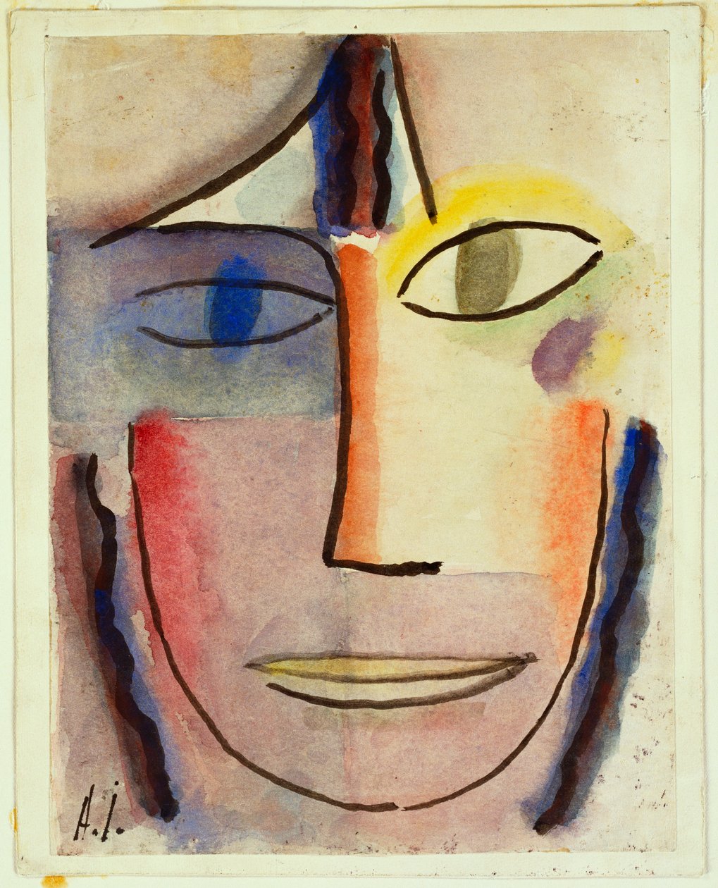Hlava, 1920 od Alexej von Jawlensky