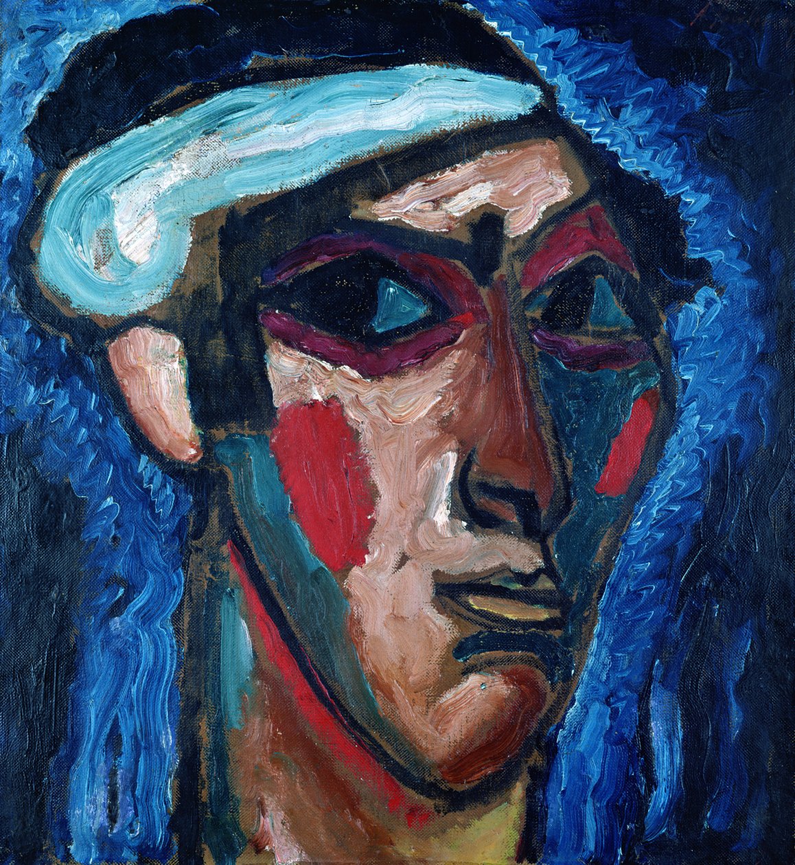 Hlava muže (Alexander Sacharoff), cca 1911 od Alexej von Jawlensky
