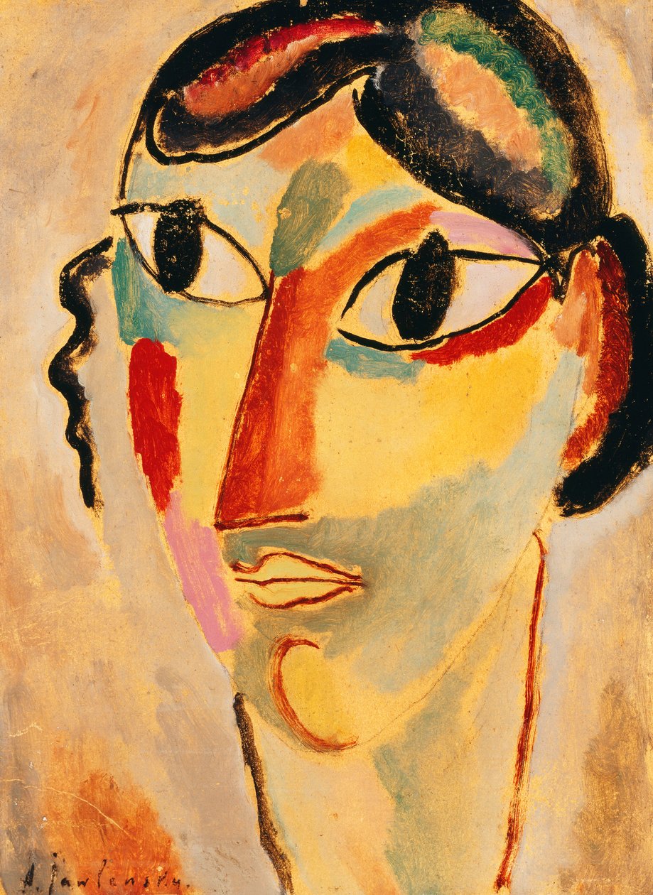 Italská dívka, 1918 od Alexej von Jawlensky
