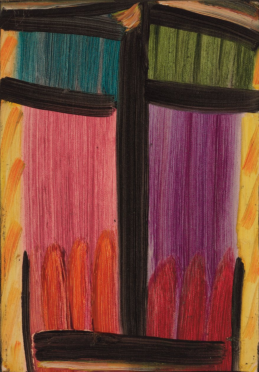 Velká meditace: Podzim; Grosse Meditace: Herbstreife, 1936 od Alexej von Jawlensky