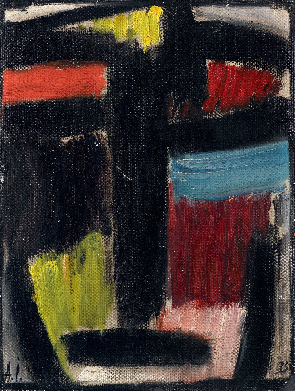 Meditace - Dílo Alexeje von Javlenského (Alexi von Jawlensky, Alexej von Javlenski) (1864-1941), olej na kartonu od Alexej von Jawlensky