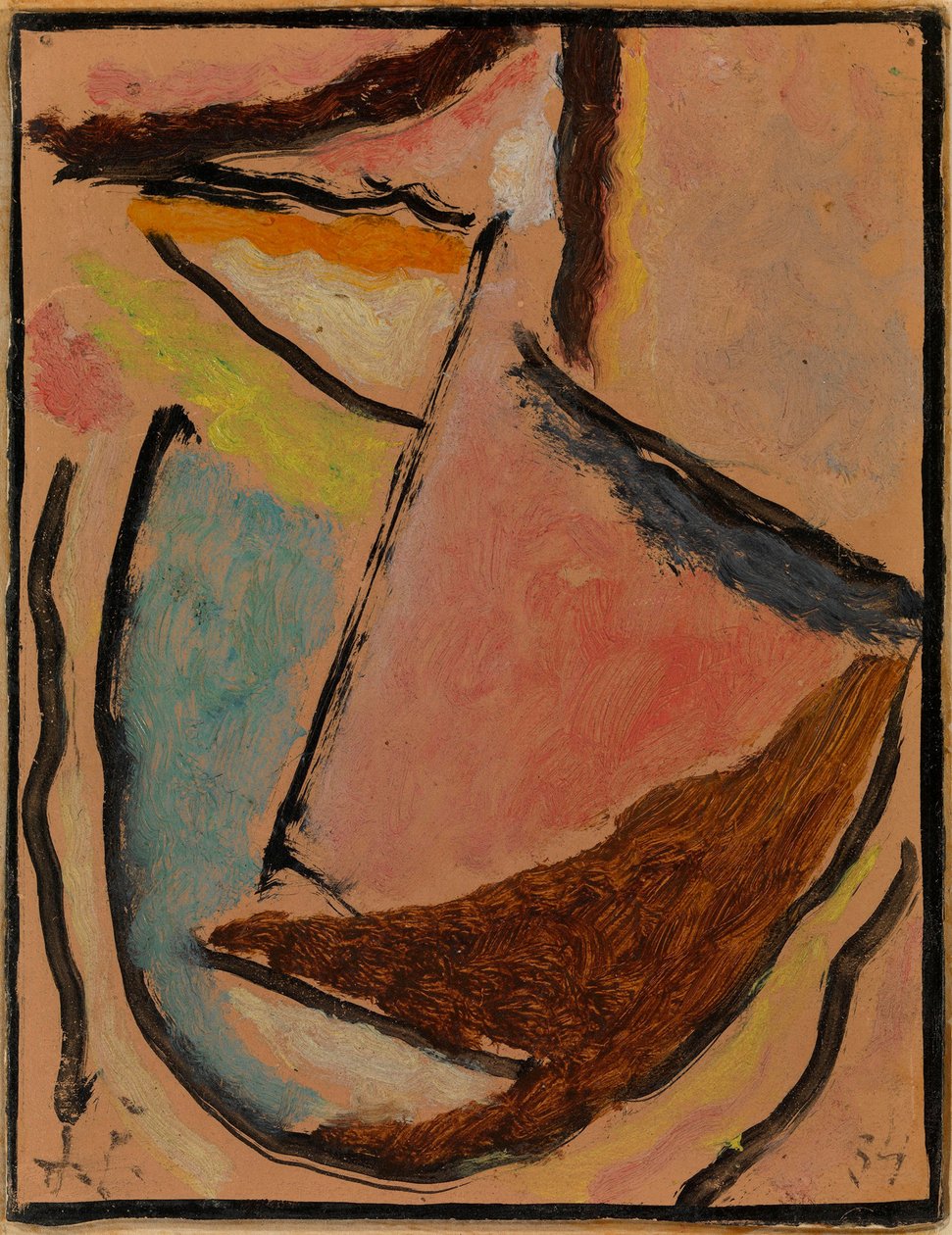 Meditace malá abstraktní hlava, 1934 od Alexej von Jawlensky