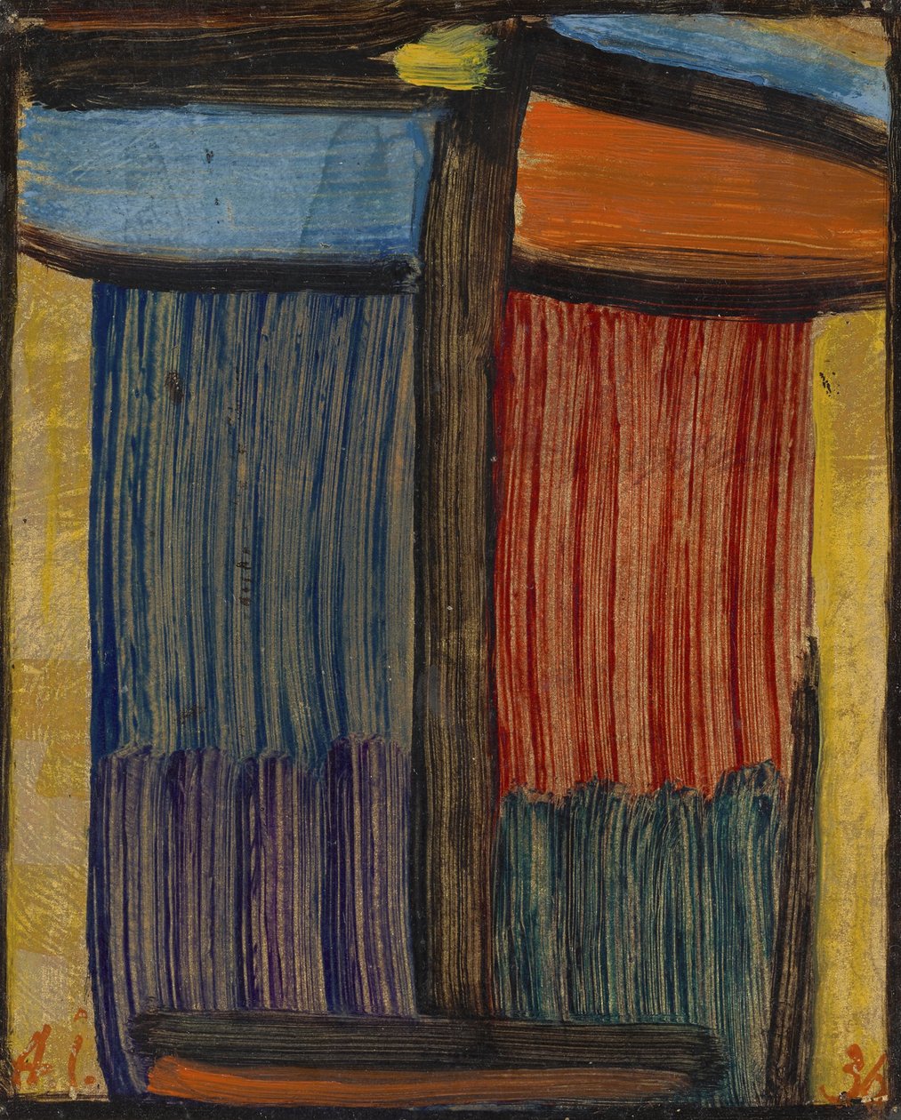 Meditace na zlatém pozadí od Alexej von Jawlensky