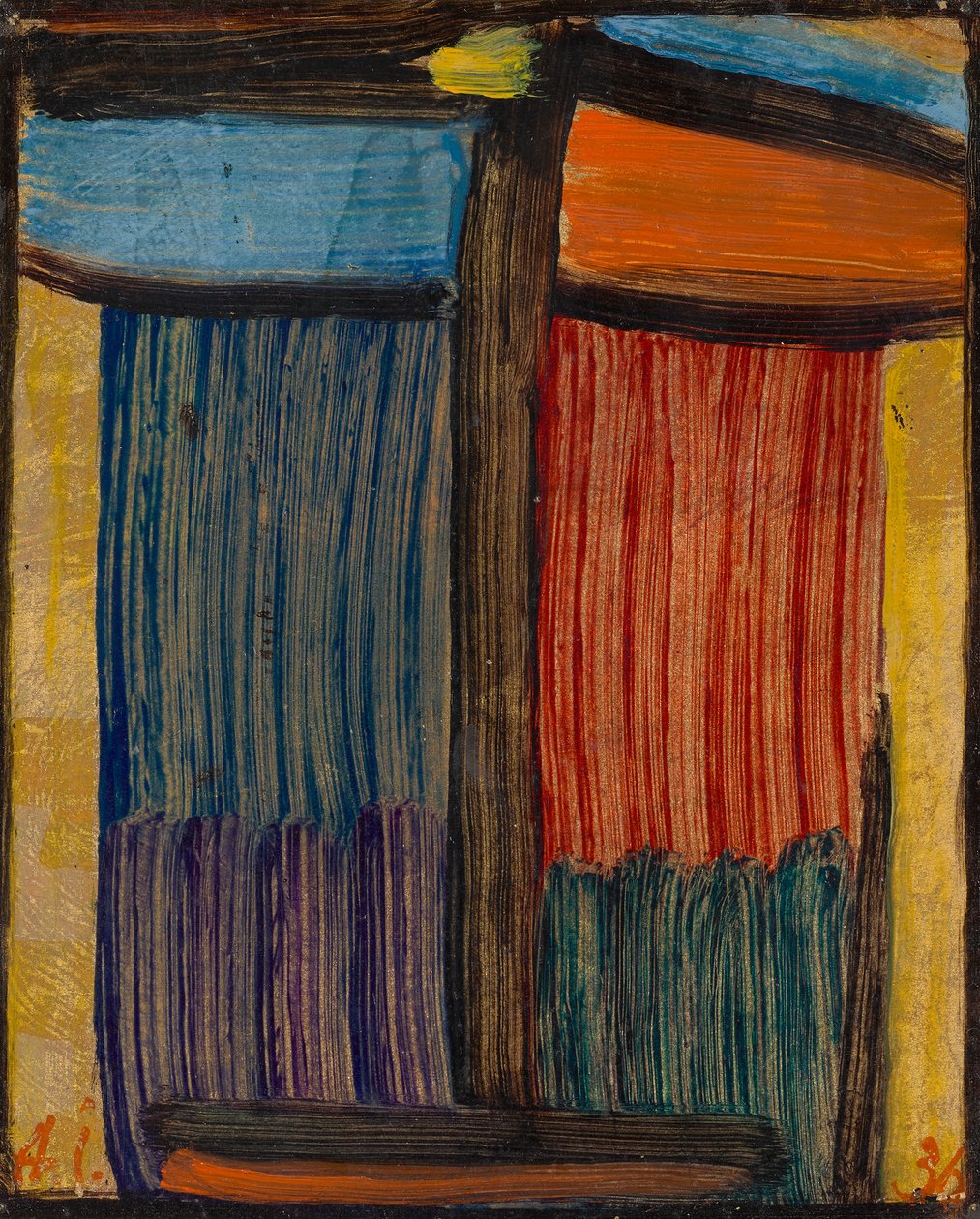 Meditation auf Goldgrund od Alexej von Jawlensky