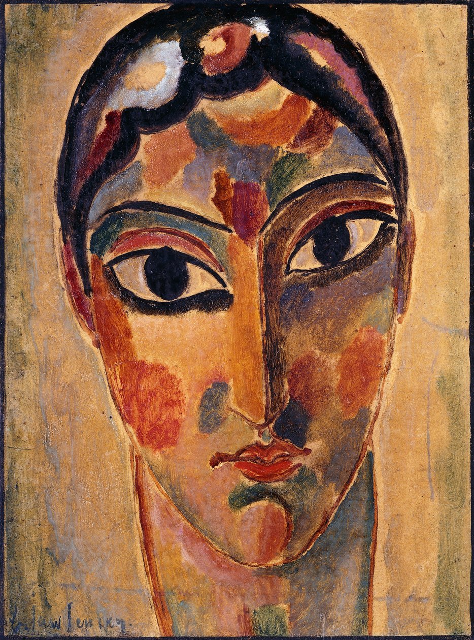 Mystická hlava: Hlava Ascona; Mystická hlava: Asconese Head, 1918 od Alexej von Jawlensky