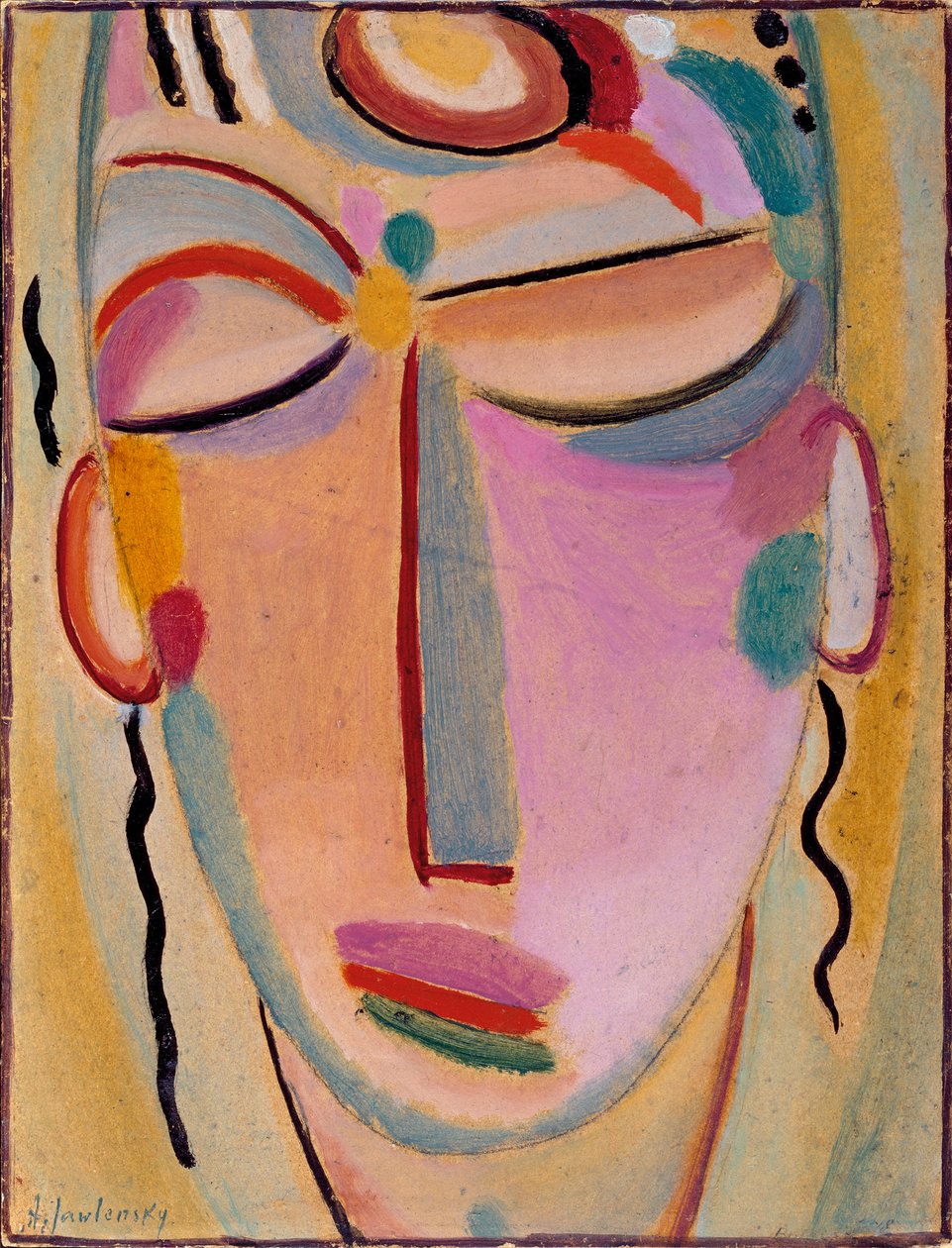 Mystická mysl: Meditace od Alexej von Jawlensky