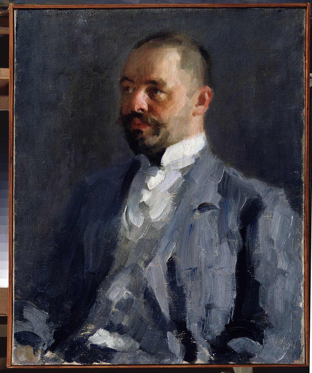 ""Portrét Dmitrije (Dimitriho) bratra umělce"" Obraz Alexeje von Javlenského (Alexi von Jawlensky, Alexej von Javlenski) (1864-1941) cca 1898 Regionální muzeum umění M. Vrubela, Omsk od Alexej von Jawlensky