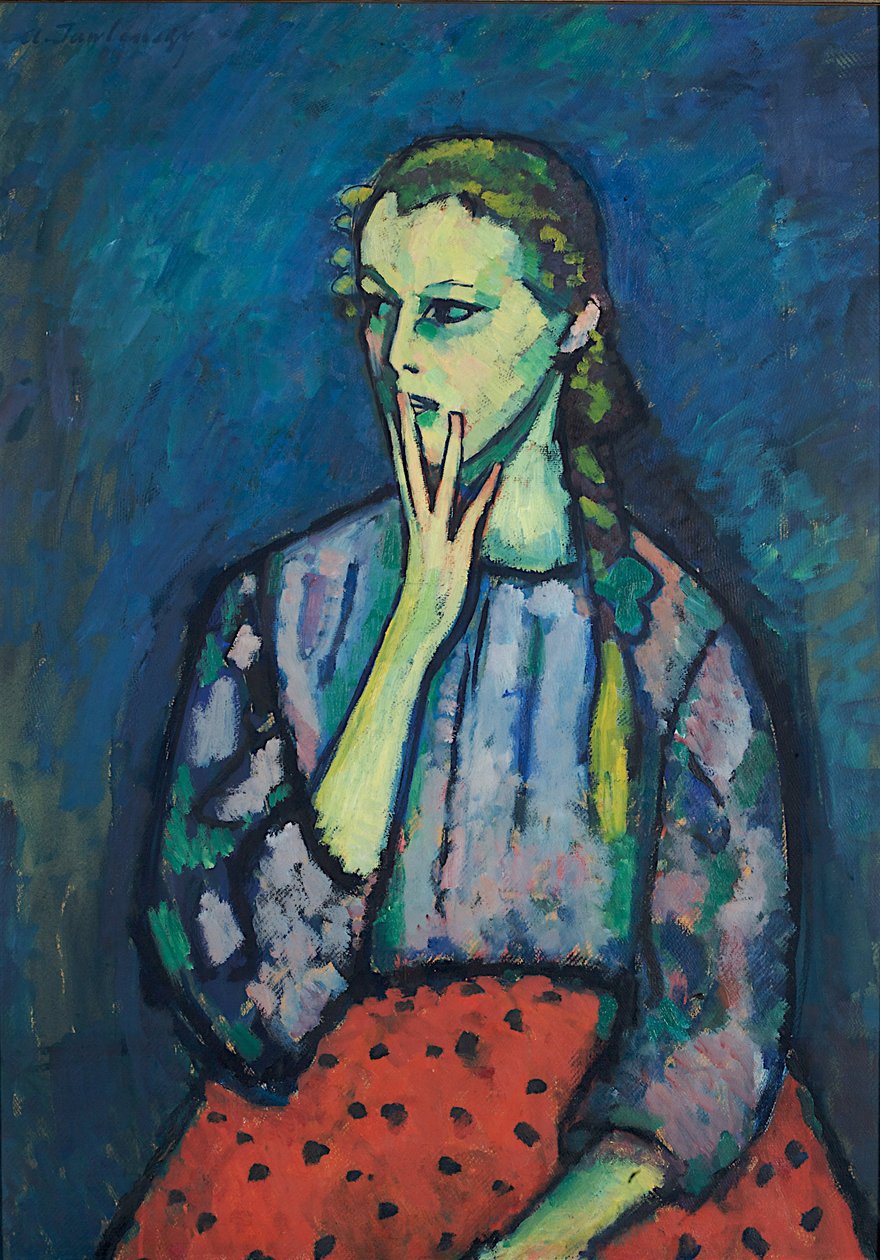 Portrét dívky, 1909 od Alexej von Jawlensky