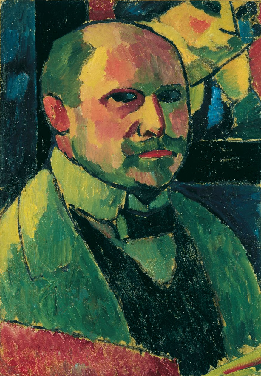 autoportrét od Alexej von Jawlensky