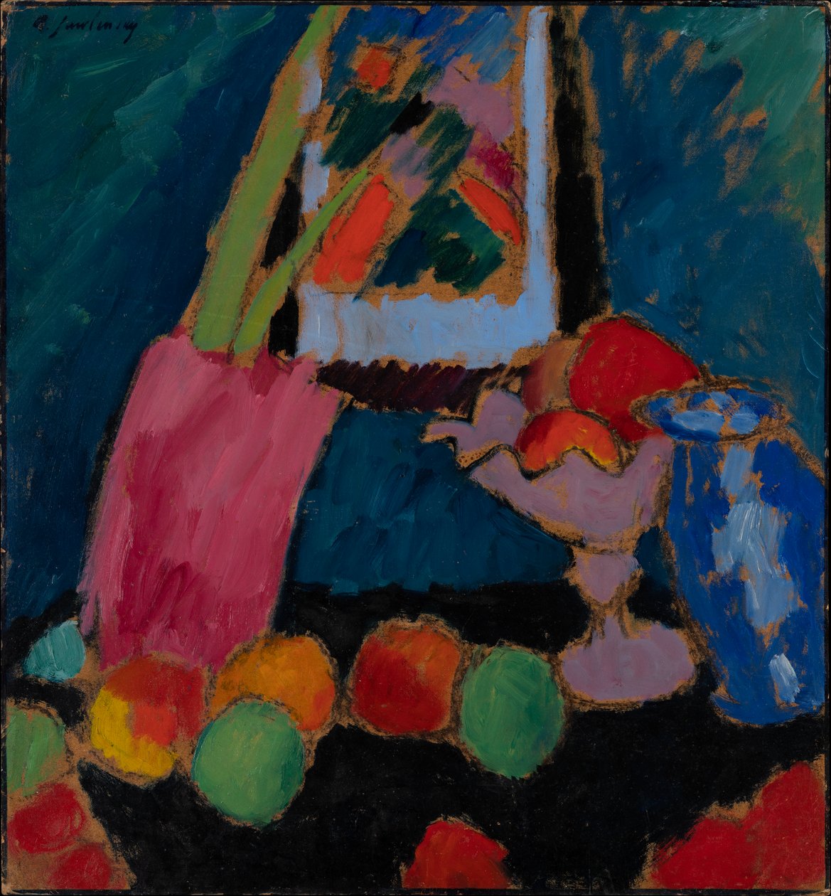 Zátiší s fialovou mísou od Alexej von Jawlensky