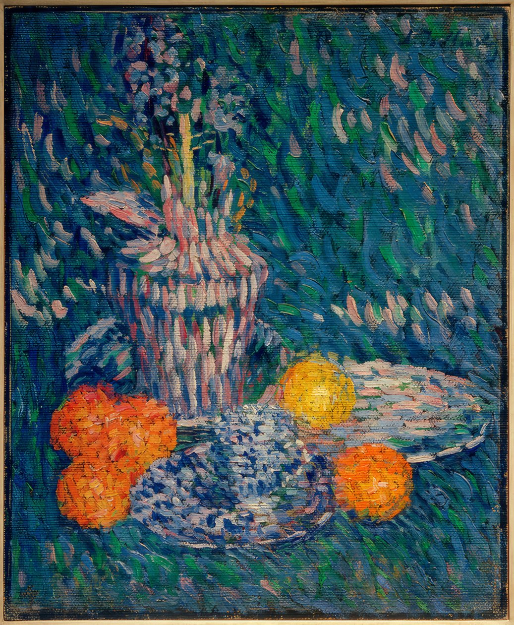 Zátiší s hyacintem a pomeranči od Alexej von Jawlensky