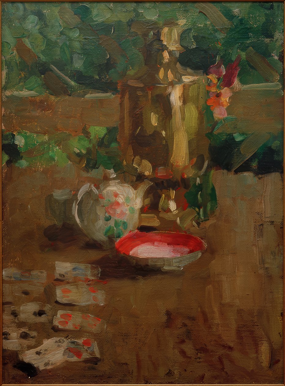 Zátiší se samovarem od Alexej von Jawlensky