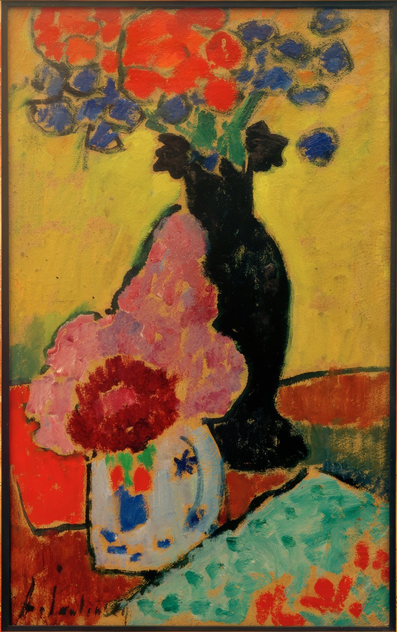Zátiší s černou vázou od Alexej von Jawlensky