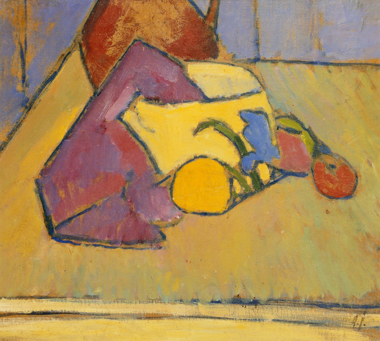Žlutá pánev; Žlutý hrnec, kolem roku 1909 od Alexej von Jawlensky