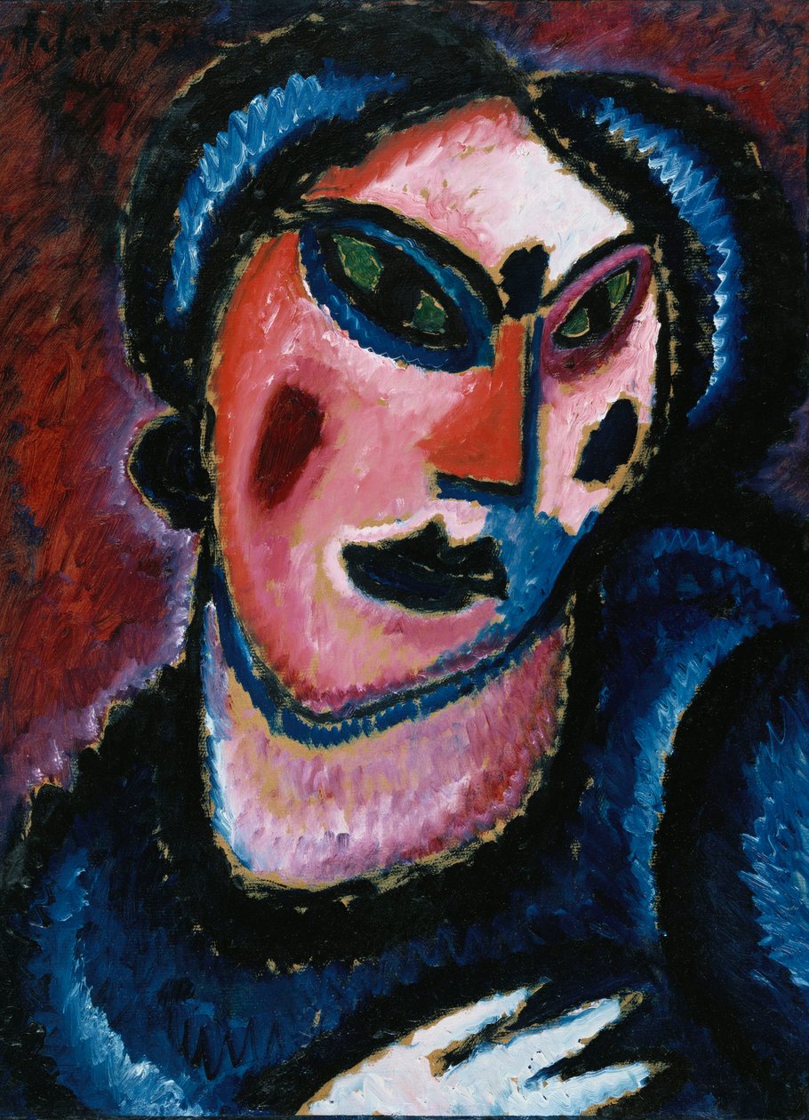Bílá rukavice, 1913 od Alexej von Jawlensky