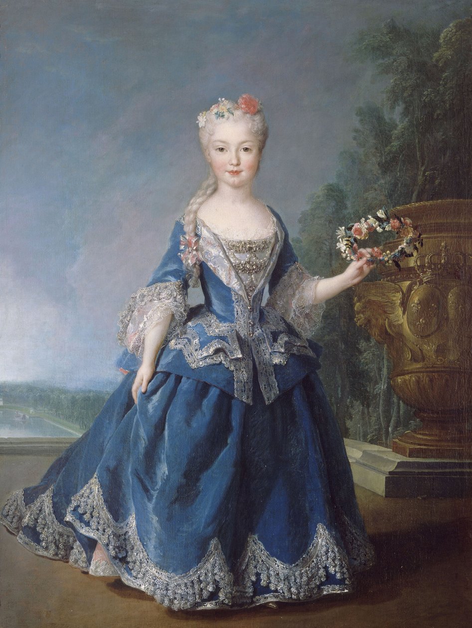 Infanta Maríana Víctoría Španělska, portugalská královna a Algarves od Alexis Simon Belle