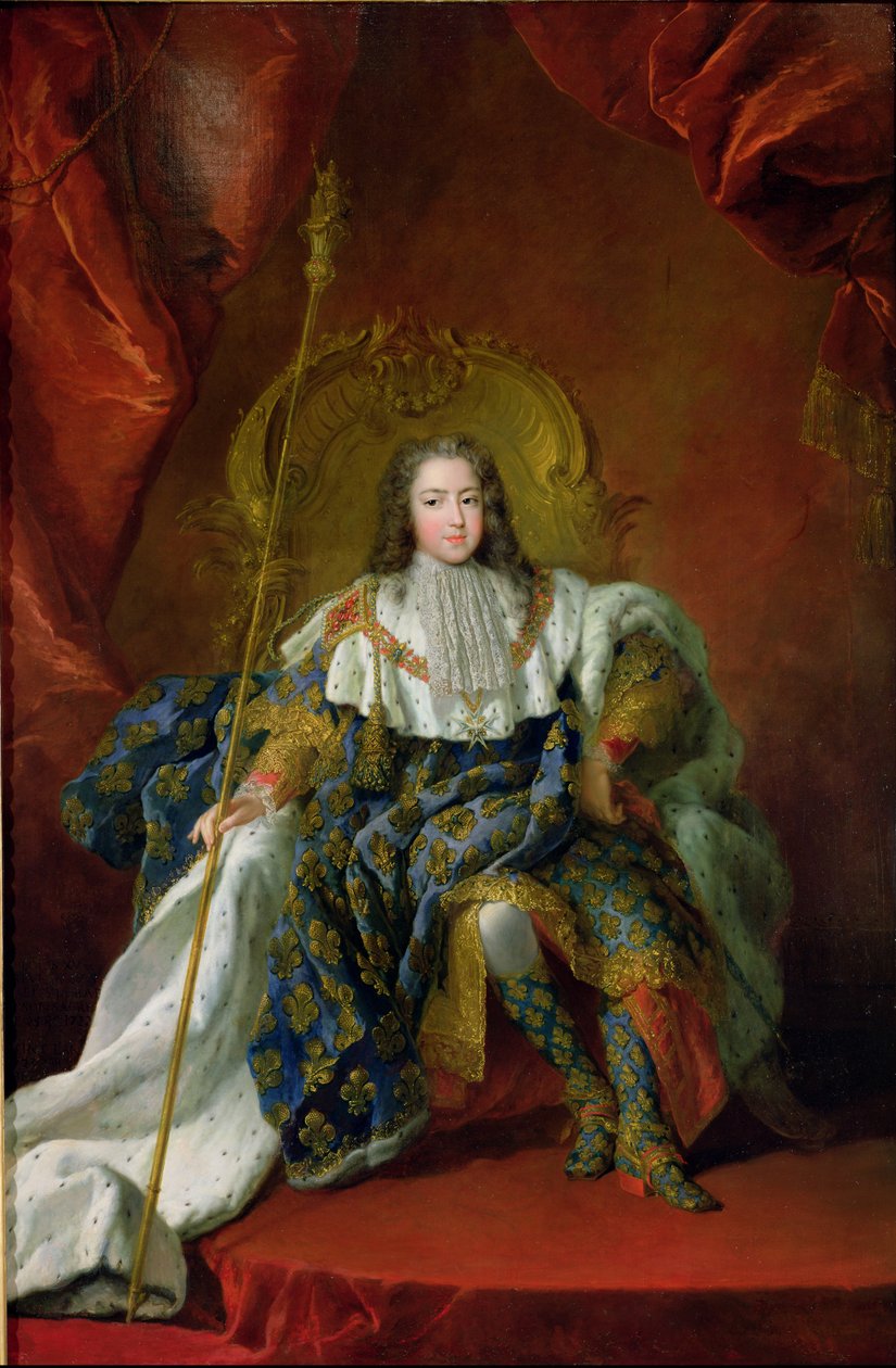 Ludvík XV (1710-74) 1723 od Alexis Simon Belle