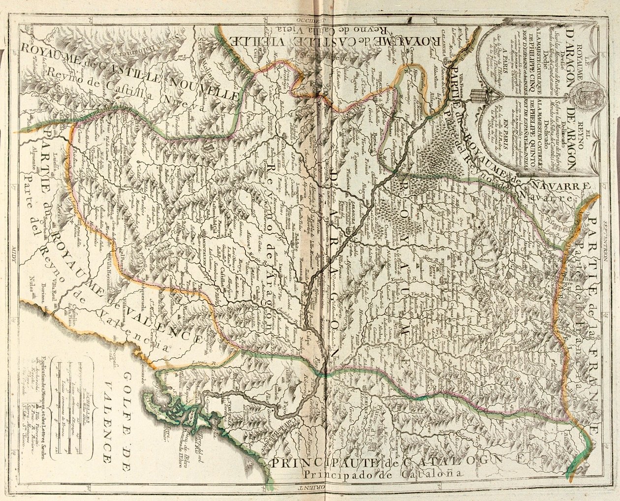 Valencijský záliv (Aragona), Španělsko - od A od Alexis Hubert Jaillot