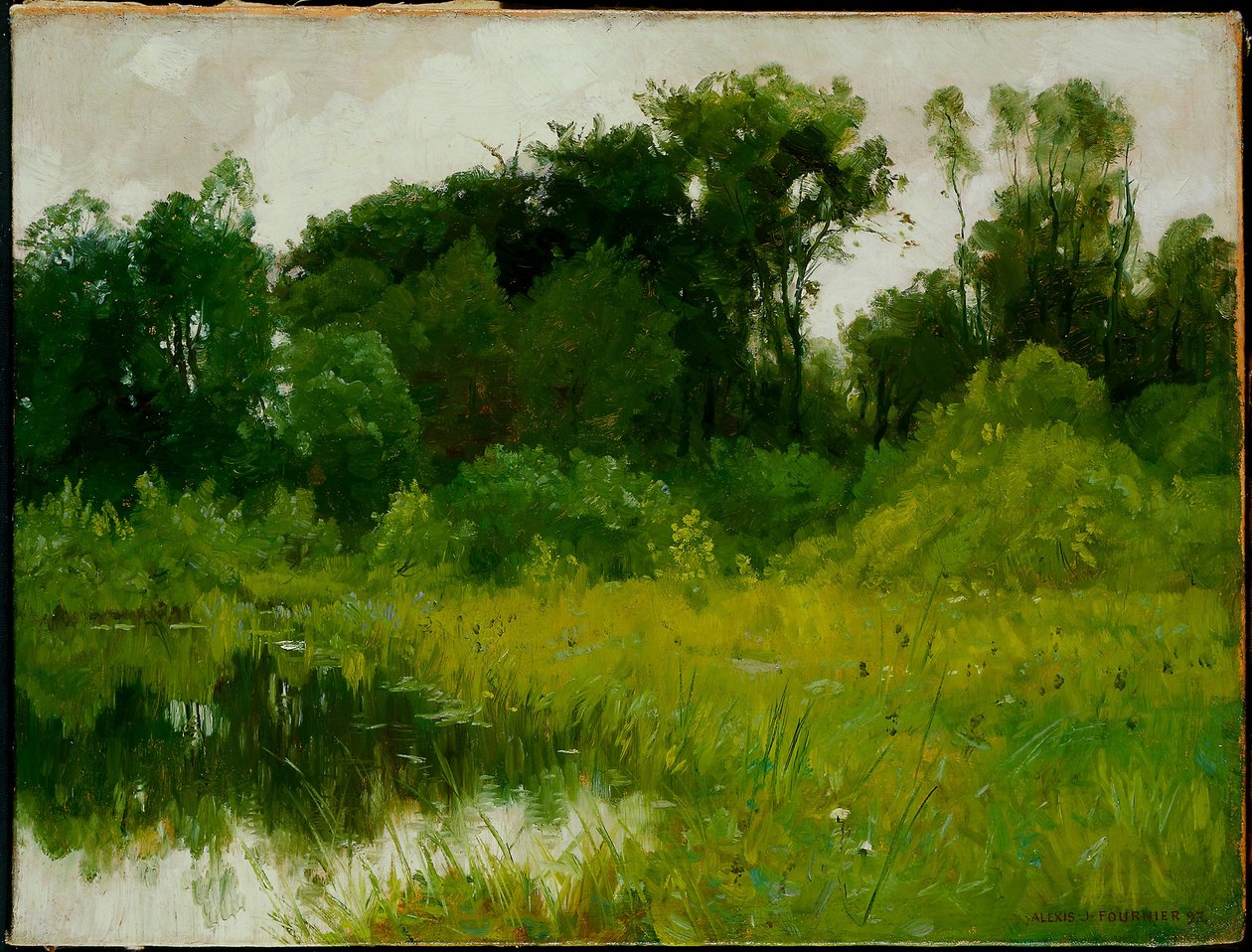 Po dešti, na Minnehaha Creek od Alexis Jean Fournier