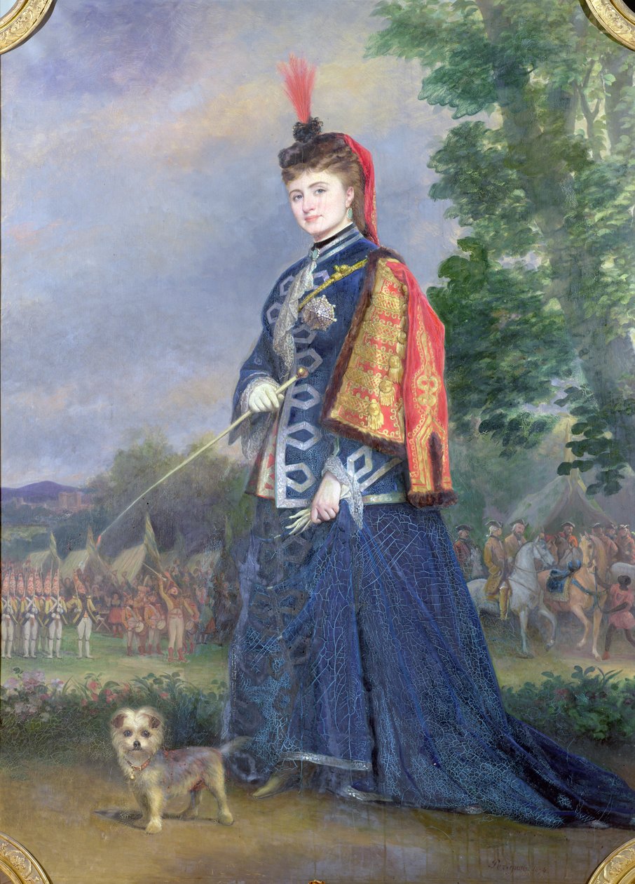 Hortense Schneider (1833-1920) v roli velkovévodkyně v 