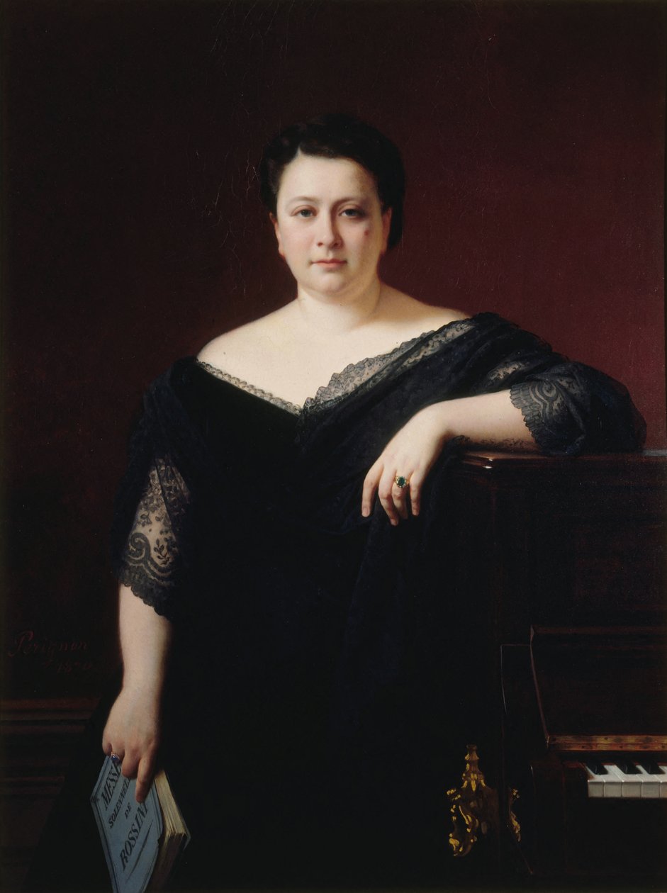 Portrét operní pěvkyně Marietta Alboni 1826-1894, 1870. od Alexis Joseph Perignon