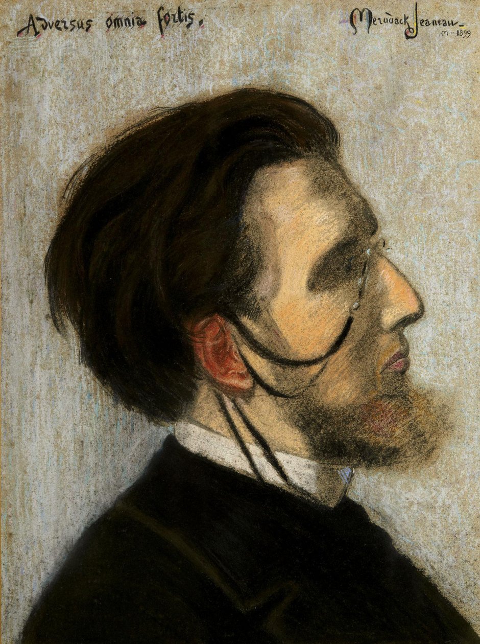 Portrét skladatele Jean Huré 1877-1930, 1899. od Alexis Mérodack Jeanneau