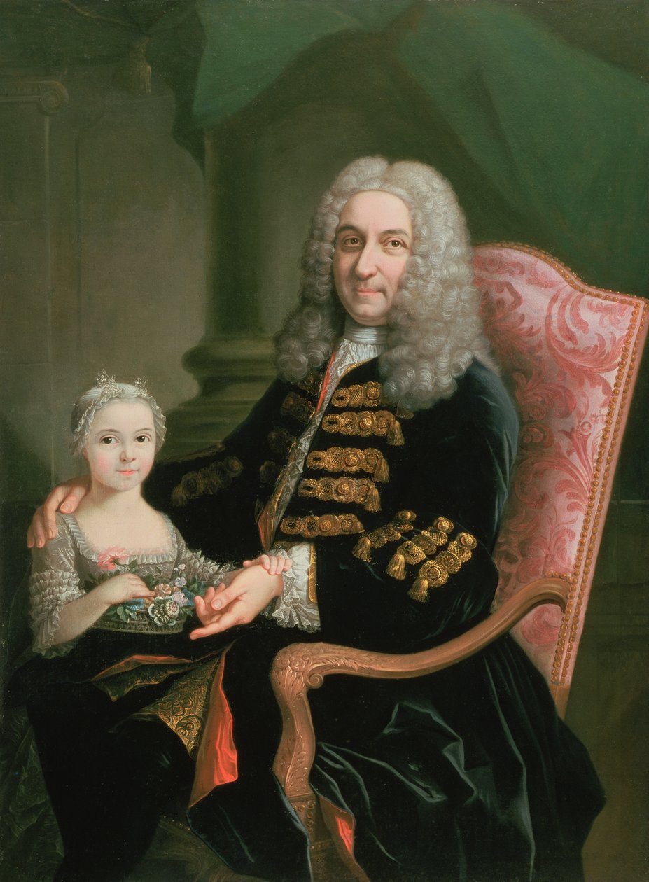 Duální portrét od Alexis Simon Belle