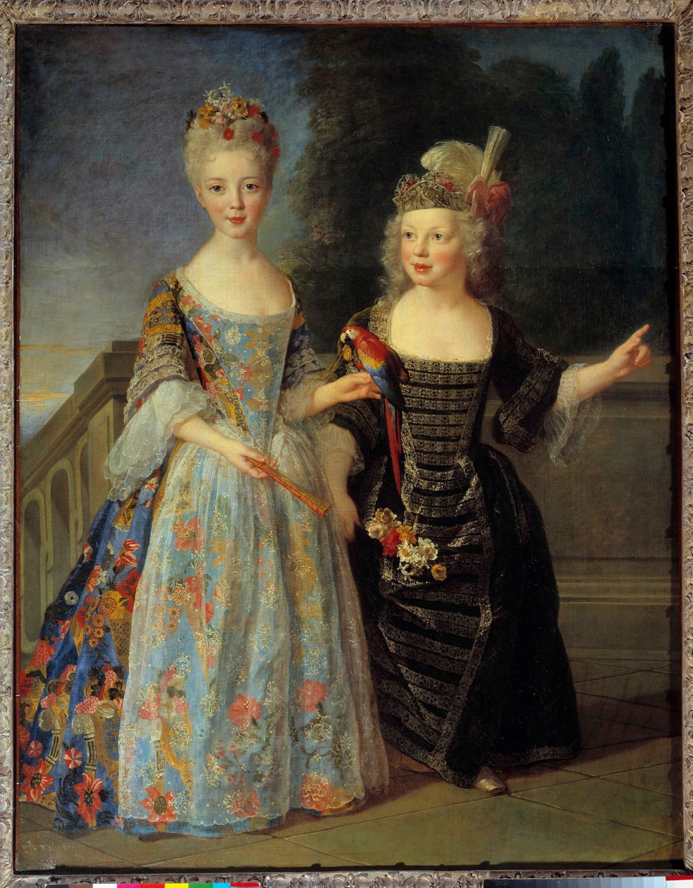 Portrét Catherine Eleonore Eugenie de Bethisy (1707-1767), budoucí princezny z Montaubanu a jejího bratra Eugena Eleonore (1709-1781), budoucího markýze z Mezieres, mezi 1713 a 1715. Obraz Alexise Simona Belle (1674-1734) od Alexis Simon Belle