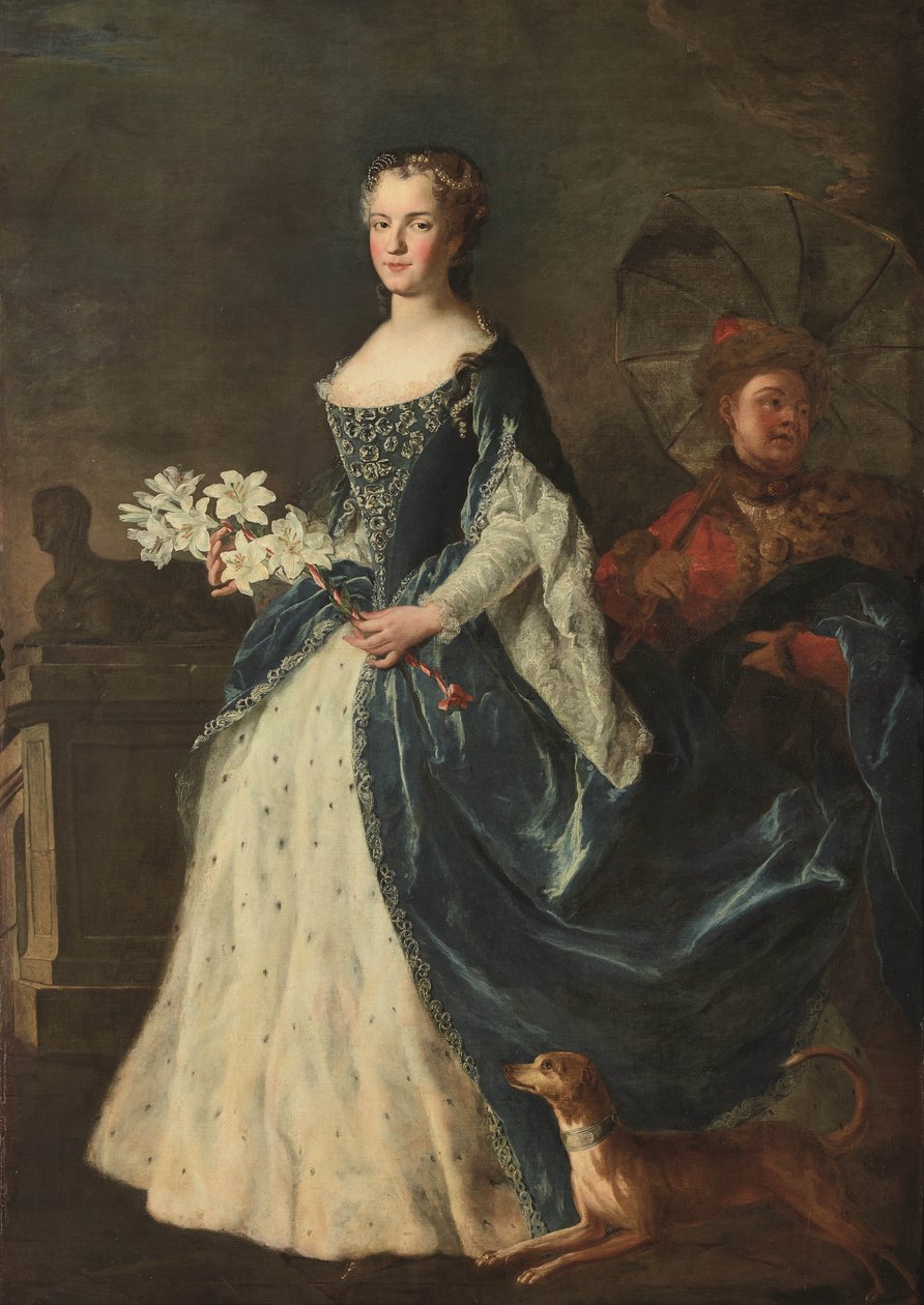 Portrét Marie Leszczynské, královny Francie 1703-1768, 1725. od Alexis Simon Belle