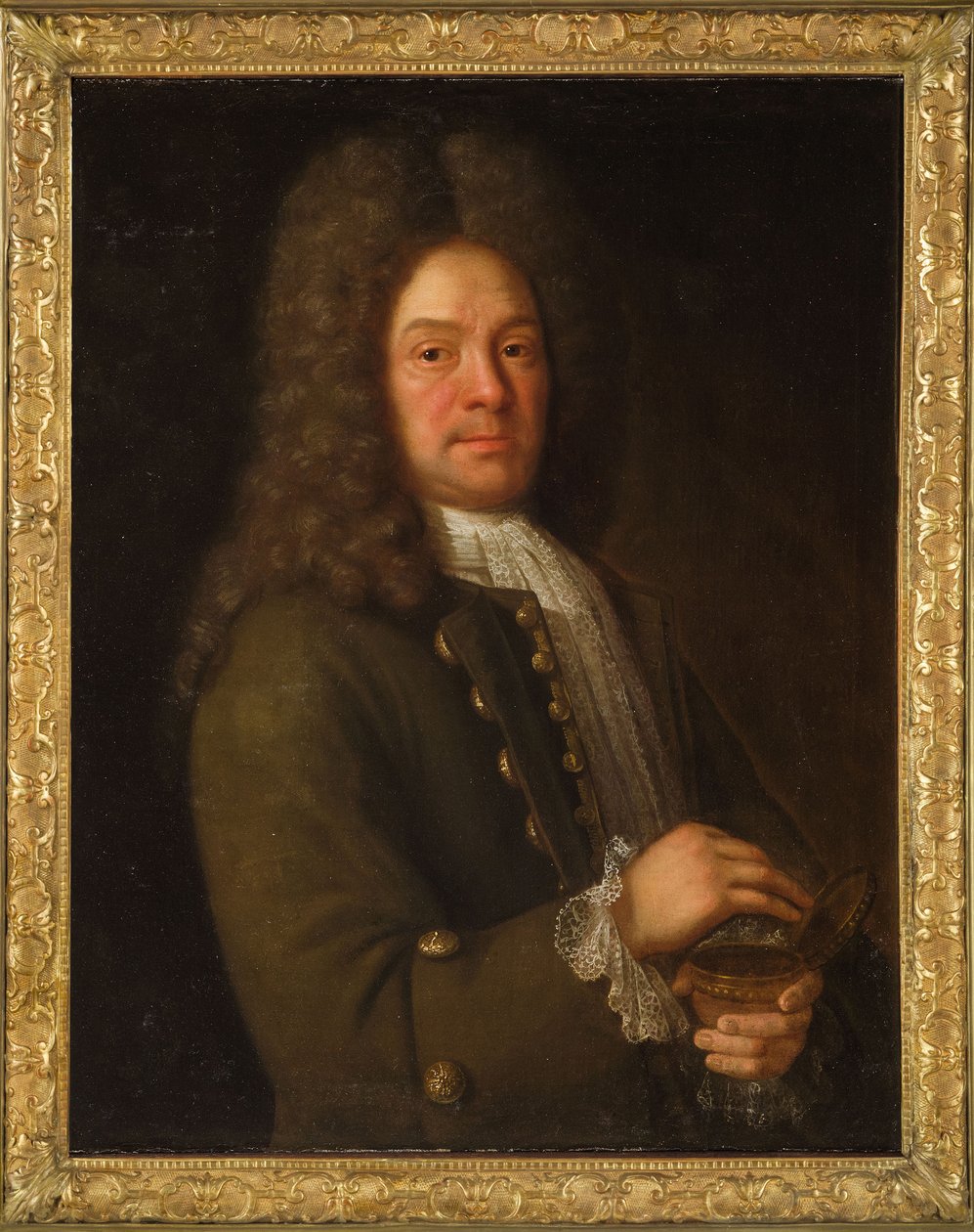 Portrét Simona Harcourta, 1. vikomta Harcourta 1661-1727, první třetina 18. stol. od Alexis Simon Belle