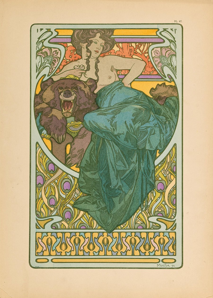 Dekorativní dokumenty, 1902. od Alfons Marie Mucha