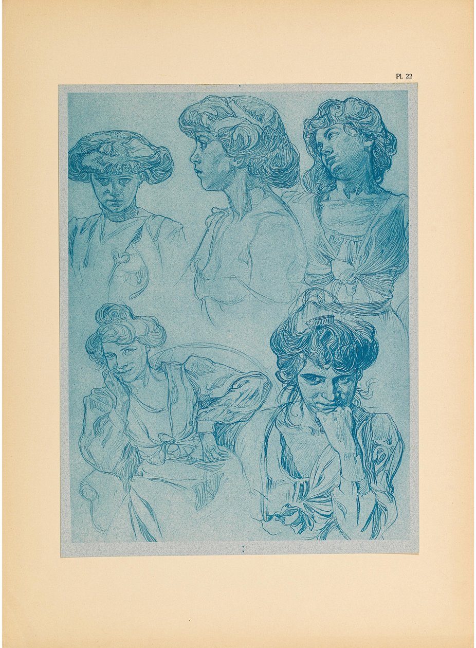 Dekorativní dokumenty, 1902. od Alfons Marie Mucha