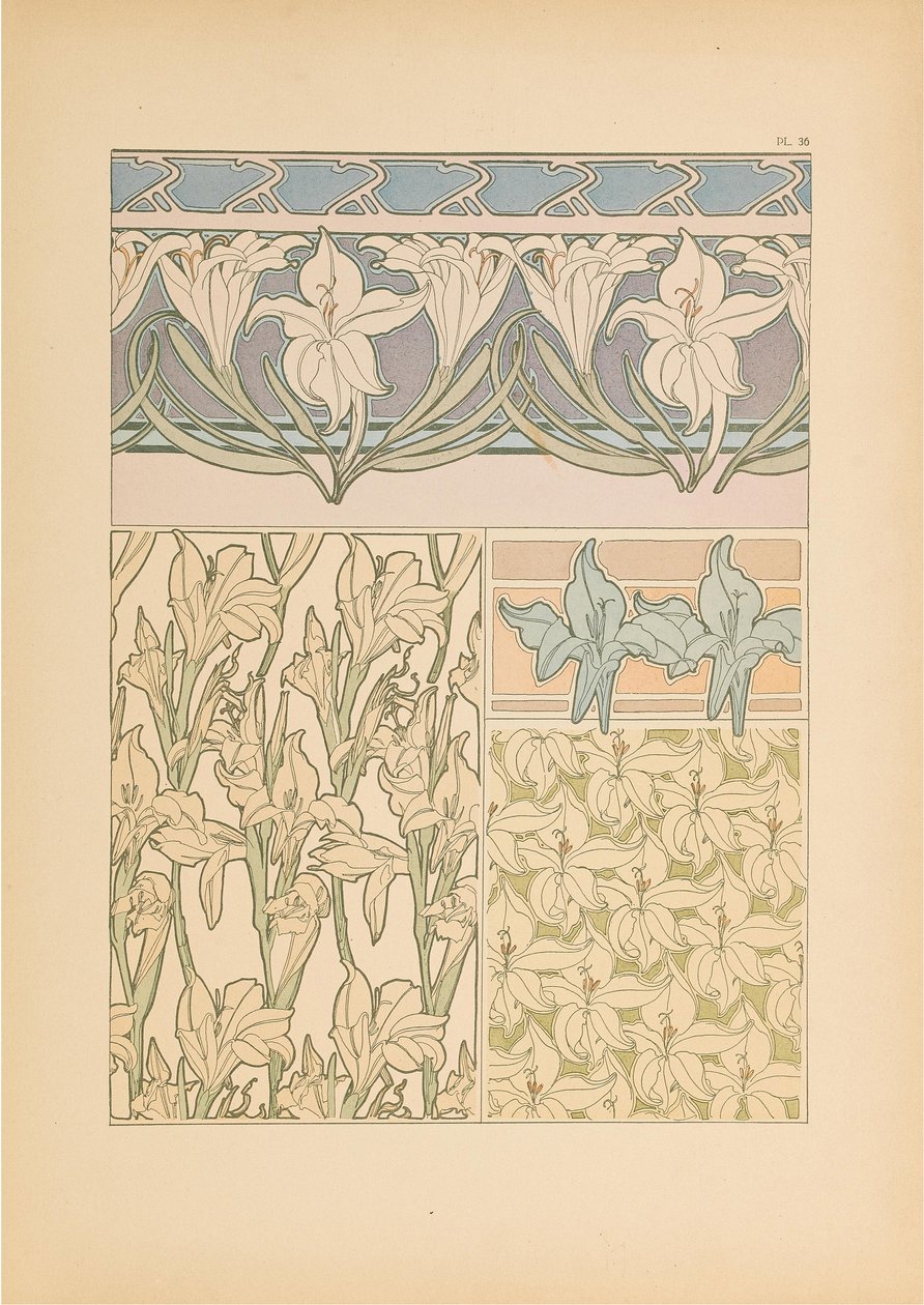 Dekorativní dokumenty, 1902. od Alfons Marie Mucha