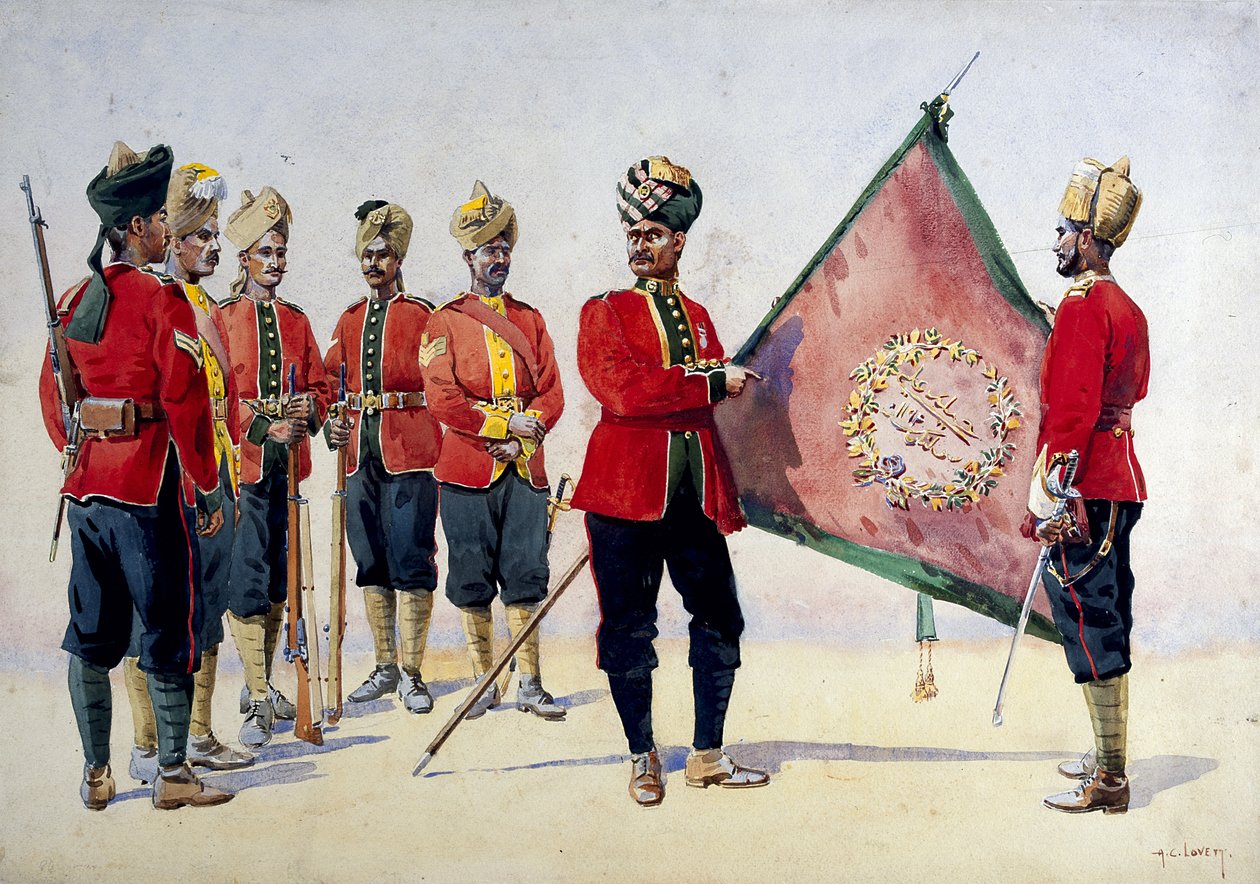 Vojáci karnatické pěchoty, ilustrace k 