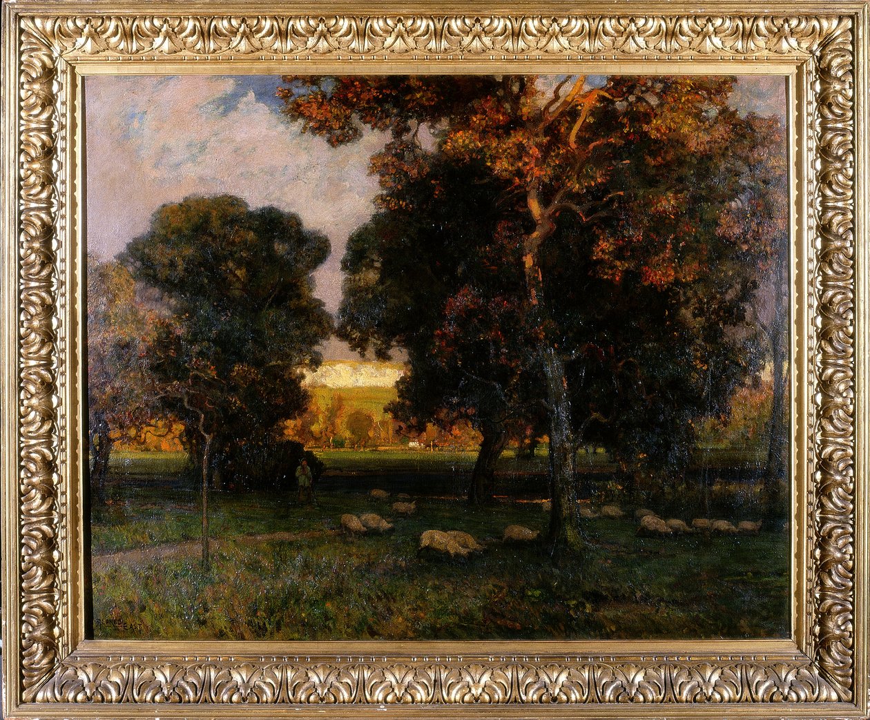 Záblesk před bouří, kolem roku 1900 od Alfred East