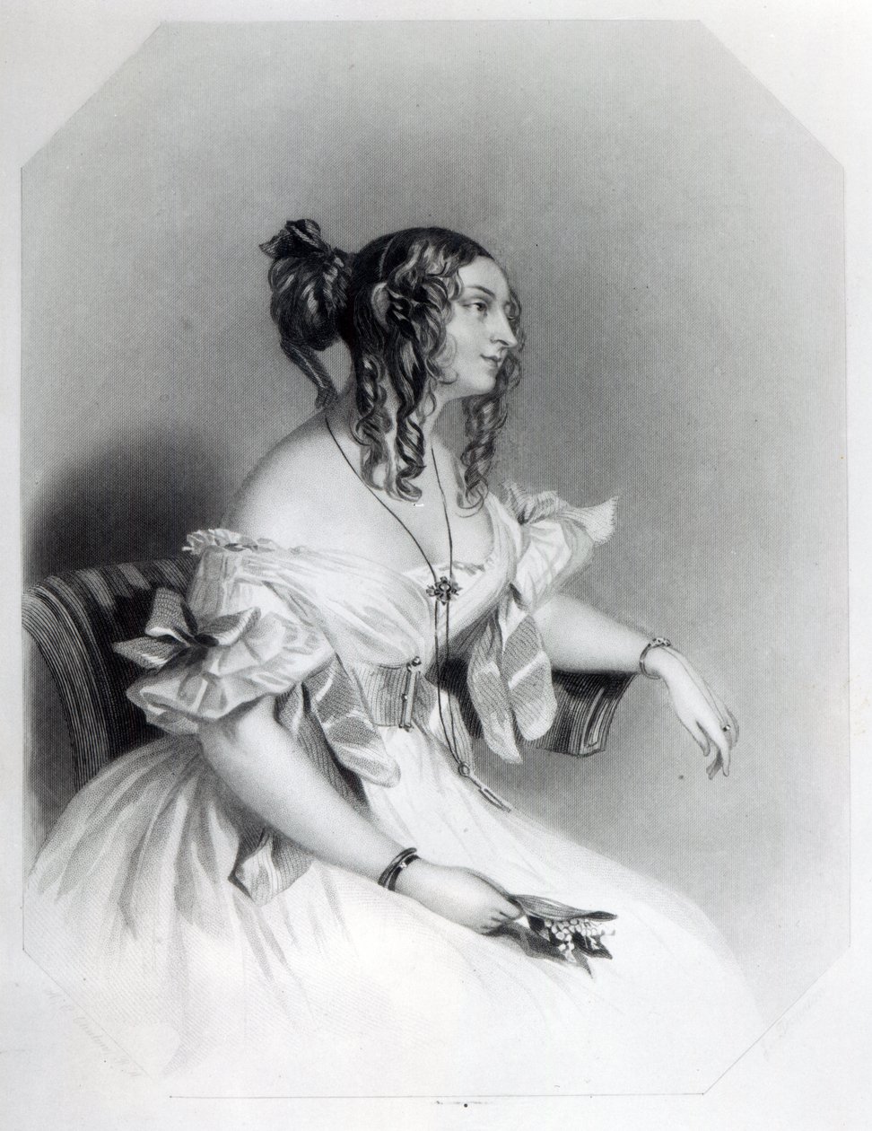 Tereza, hraběnka Guiccioli od Alfred Edward Chalon
