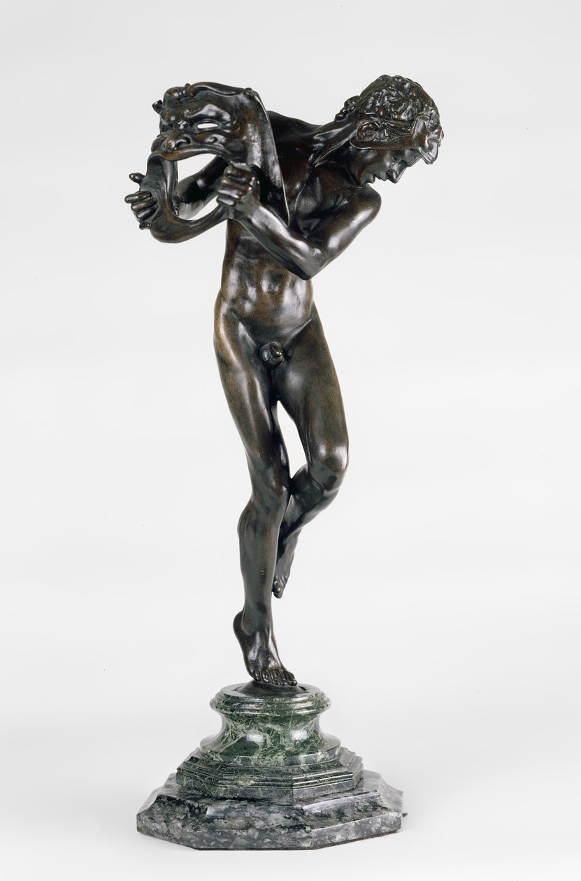 Komedie a tragédie (Sic Vita) (bronz) (viz také 353097) od Alfred Gilbert