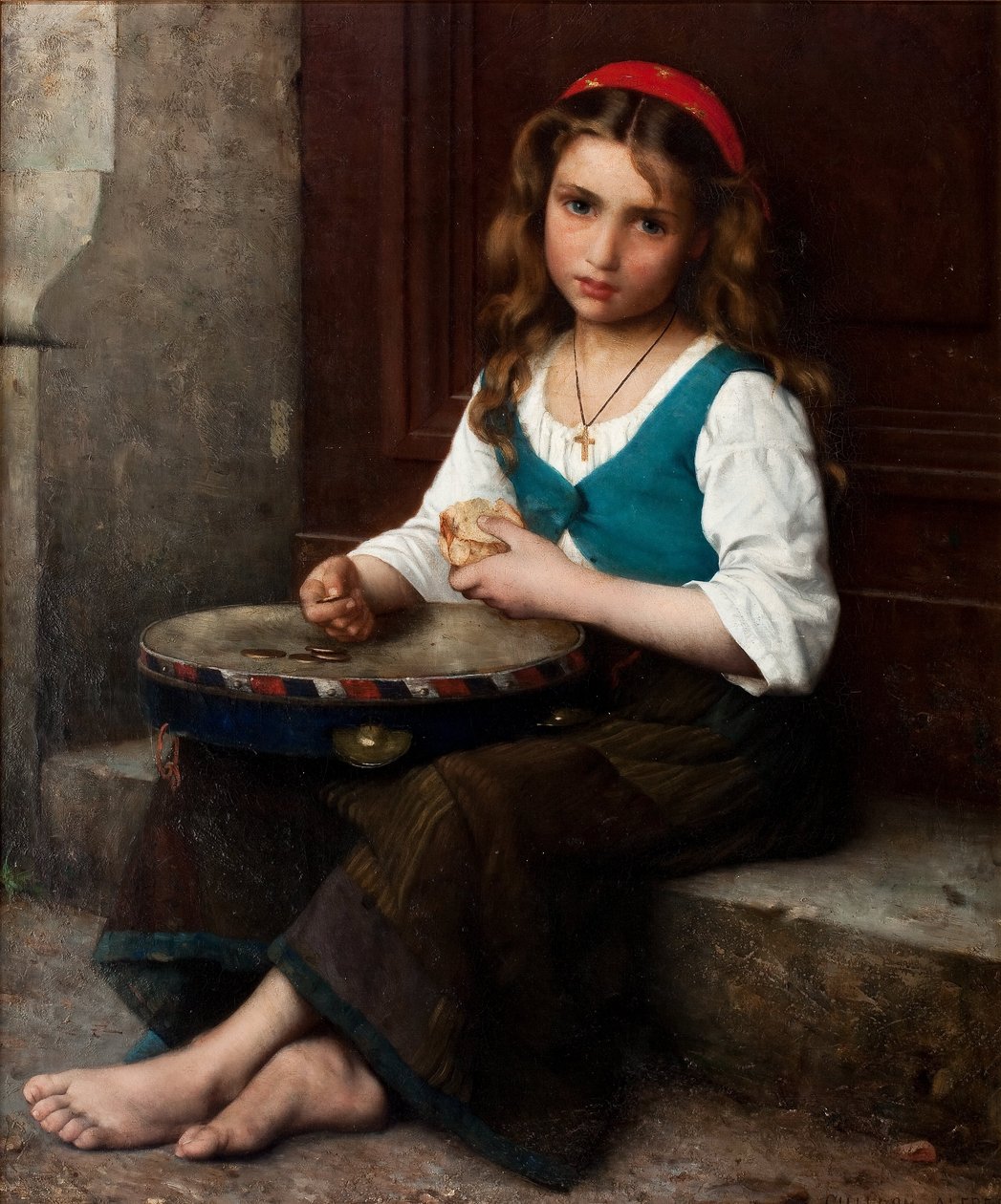 Pouliční muzikant od Alfred Guillou