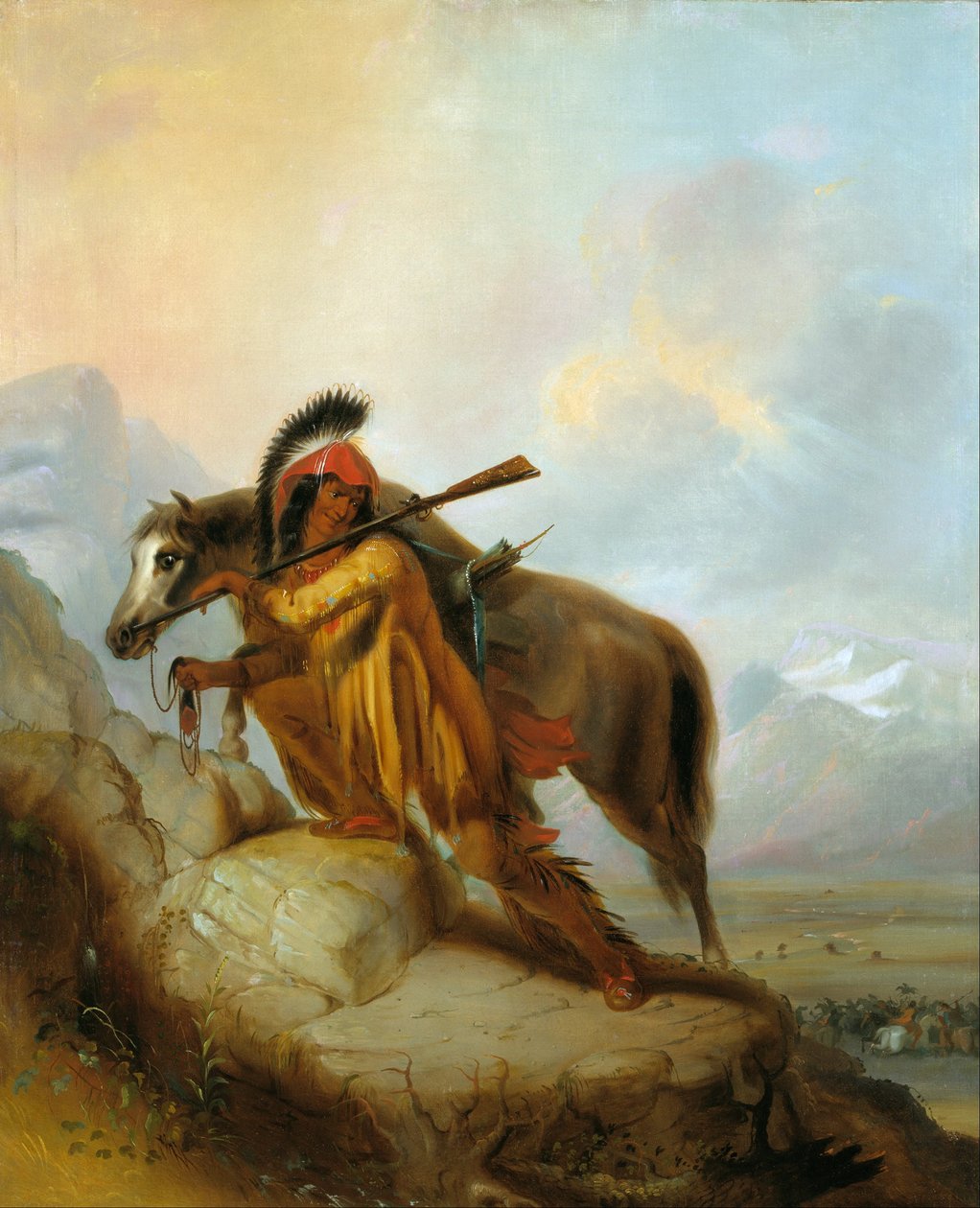 Scalplock od Alfred Jacob Miller