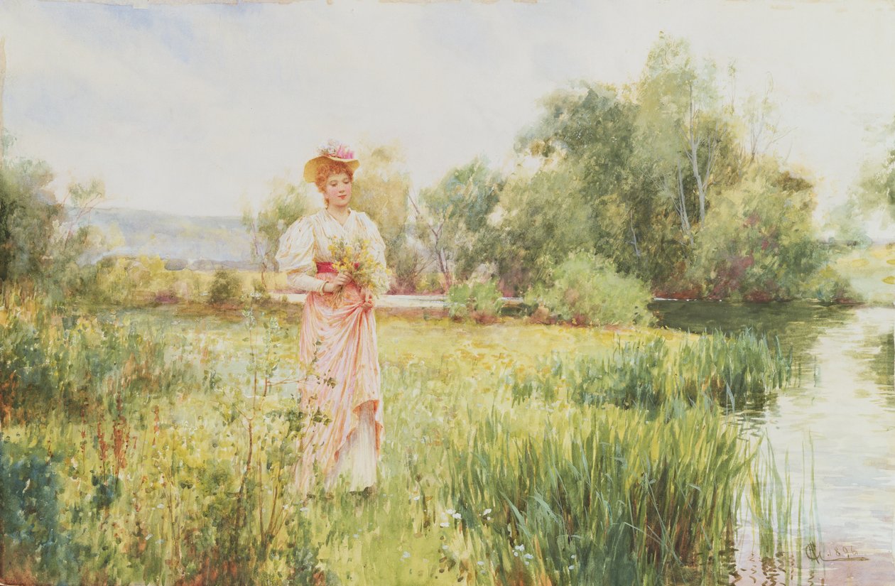 U řeky, 1896 od Alfred, Jr. Glendening